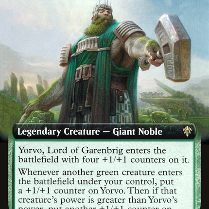 Yorvo, Lord of Garenbrig (Extended Art) [Throne of Eldraine]