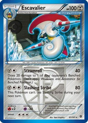 Escavalier (Team Plasma) - 61/106 [Plasma Blast]