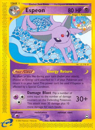 Espeon - 11/147 [Aquapolis]