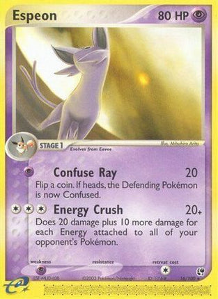 Espeon - 16/109 [Sandstorm] Reverse Holofoil