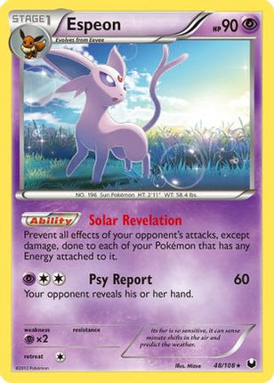 Espeon - 48/99 [Dark Explorers] Reverse Holofoil