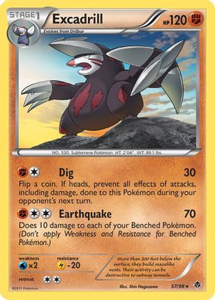 Excadrill (57) - 57/98 [Emerging Powers] Reverse Holofoil