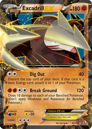 Excadrill EX - 82/106 [Legendary Treasures] Holofoil