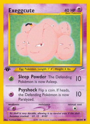 Exeggcute - 64/105 [Neo Destiny] 1st Edition