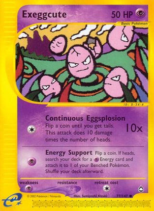 Exeggcute (77) - 77/147 [Aquapolis]