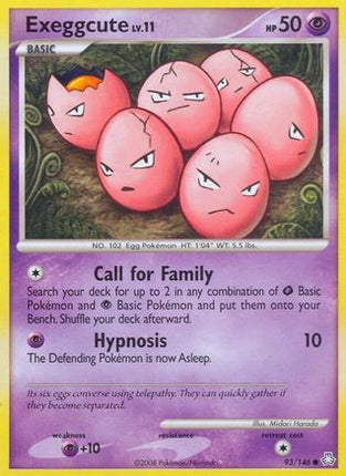 Exeggcute - 93/106 [Legends Awakened] Reverse Holofoil
