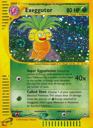 Exeggutor (H10) - H10/147 [Aquapolis] Holofoil