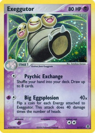 Exeggutor - 5/112 [FireRed & LeafGreen] Holofoil