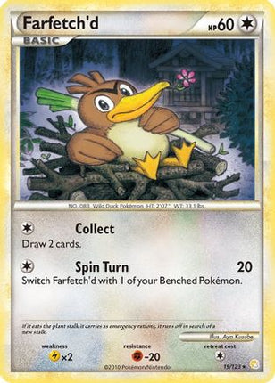 Farfetch'd - 19/106 [HeartGold SoulSilver]