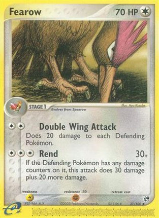 Fearow - 37/109 [Sandstorm] Reverse Holofoil