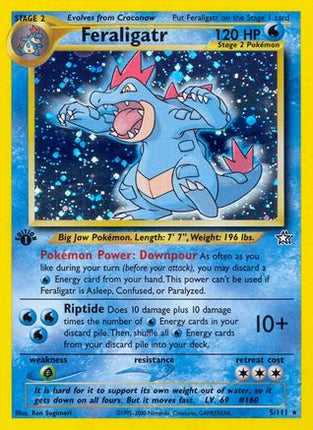 Feraligatr (5) - 5/111 [Neo Genesis] Unlimited Holofoil