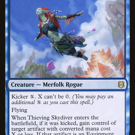 Thieving Skydiver [Zendikar Rising Promos]