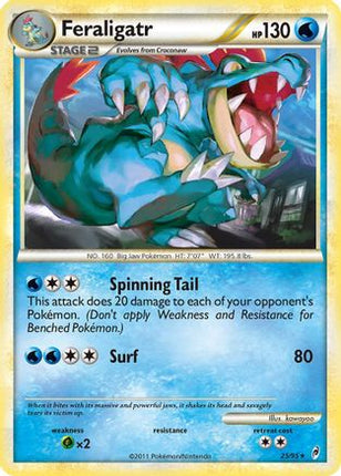 Feraligatr - 25/95 [Call of Legends] Reverse Holofoil