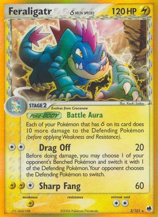 Feraligatr (Delta Species) - 2/106 [Dragon Frontiers] Holofoil