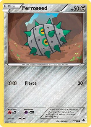 Ferroseed (71) - 71/98 [Emerging Powers] Reverse Holofoil