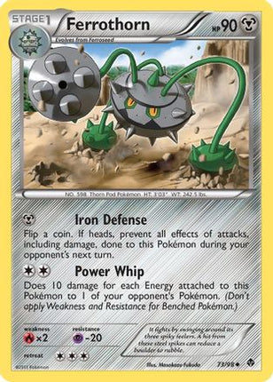 Ferrothorn (73) - 73/98 [Emerging Powers] Reverse Holofoil
