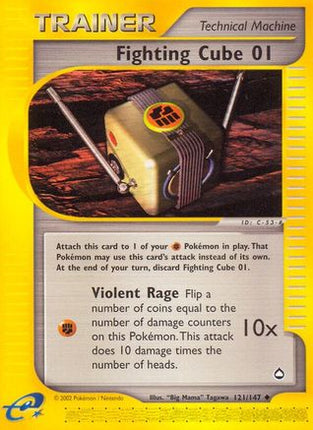 Fighting Cube 01 - 121/147 [Aquapolis] Reverse Holofoil
