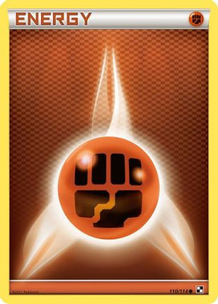 Fighting Energy - 110/114 [Black and White] Reverse Holofoil