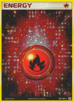 Fire Energy - 102/107 [Emerald] Holofoil