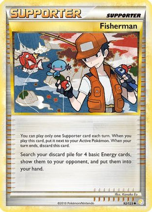 Fisherman - 92/106 [HeartGold SoulSilver]