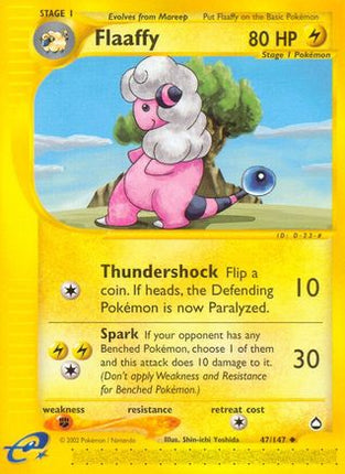 Flaaffy - 47/147 [Aquapolis] Reverse Holofoil