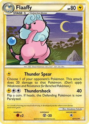 Flaaffy - 42/106 [HeartGold SoulSilver] Reverse Holofoil