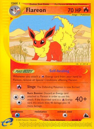 Flareon (8) - 8/144 [Skyridge] Reverse Holofoil