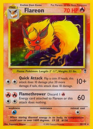 Flareon - 10/110 [Legendary Collection] Reverse Holofoil