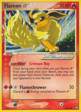 Flareon Star - 100/null [Power Keepers] Holofoil