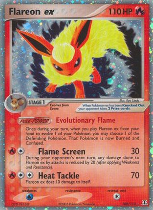Flareon ex - 108/null [Delta Species] Holofoil