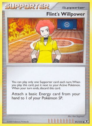 Flint's Willpower - 91/106 [Rising Rivals] Reverse Holofoil