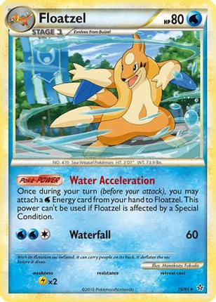 Floatzel - 16/106 [Unleashed] Reverse Holofoil