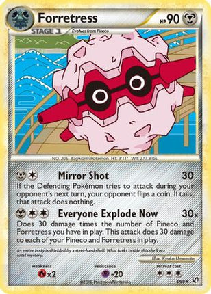 Forretress (3) - 3/106 [Undaunted] Reverse Holofoil