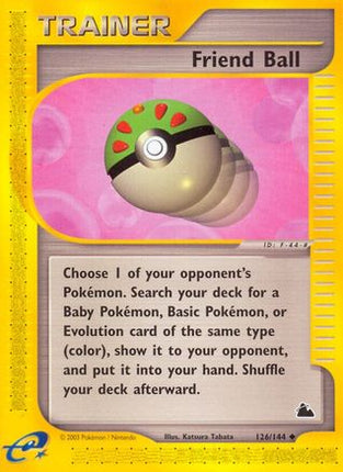 Friend Ball - 126/144 [Skyridge] Reverse Holofoil
