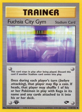 Fuchsia City Gym - 114/132 [Gym Challenge] 1st Edition
