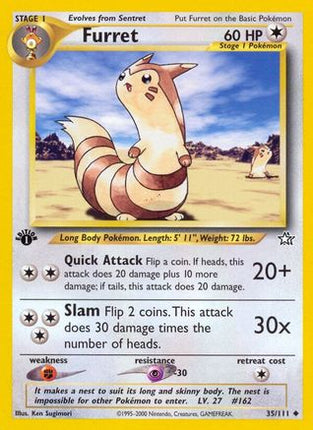 Furret - 35/111 [Neo Genesis] Unlimited