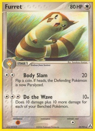 Furret - 33/92 [Legend Maker] Reverse Holofoil