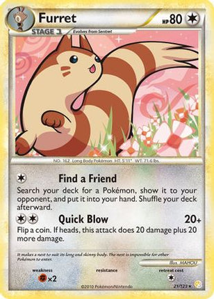 Furret - 21/106 [HeartGold SoulSilver]