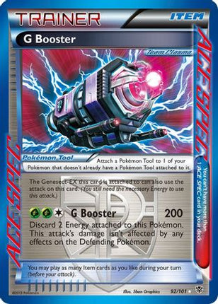 G Booster (Team Plasma) - 92/106 [Plasma Blast] Holofoil