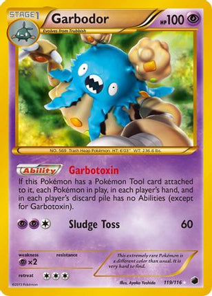 Garbodor (119 Secret Rare) - 119/106 [Plasma Freeze] Holofoil