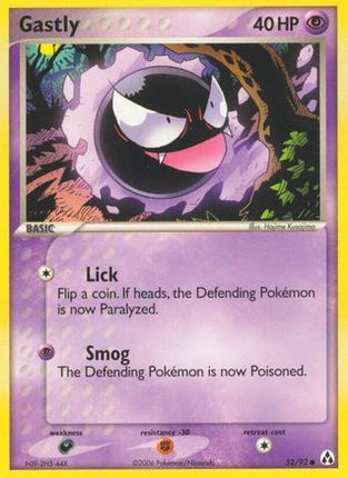 Gastly - 52/92 [Legend Maker] Reverse Holofoil