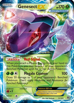 Genesect EX (Team Plasma) - 11/106 [Plasma Blast] Holofoil