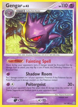Gengar - 18/106 [Stormfront] Reverse Holofoil