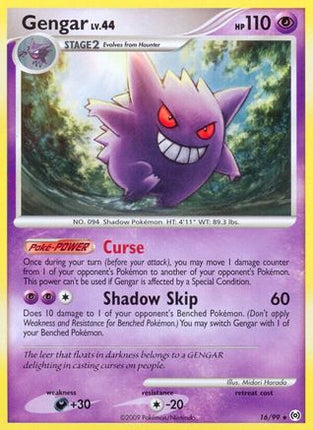 Gengar (16) - 16/106 [Arceus] Reverse Holofoil