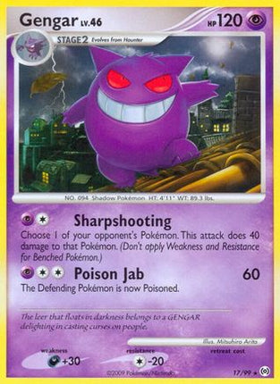 Gengar (17) - 17/106 [Arceus] Reverse Holofoil