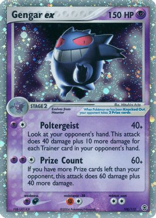 Gengar ex - 108/112 [FireRed & LeafGreen] Holofoil