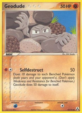 Geodude - 53/92 [Legend Maker]