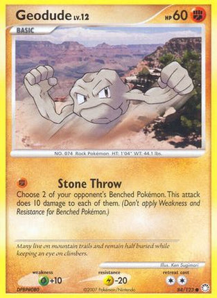 Geodude - 84/null [Mysterious Treasures] Reverse Holofoil