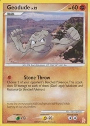 Geodude 1- DP Trainer Kit Manaphy & Lucario