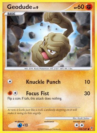 Geodude - 105/106 [Supreme Victors] Reverse Holofoil